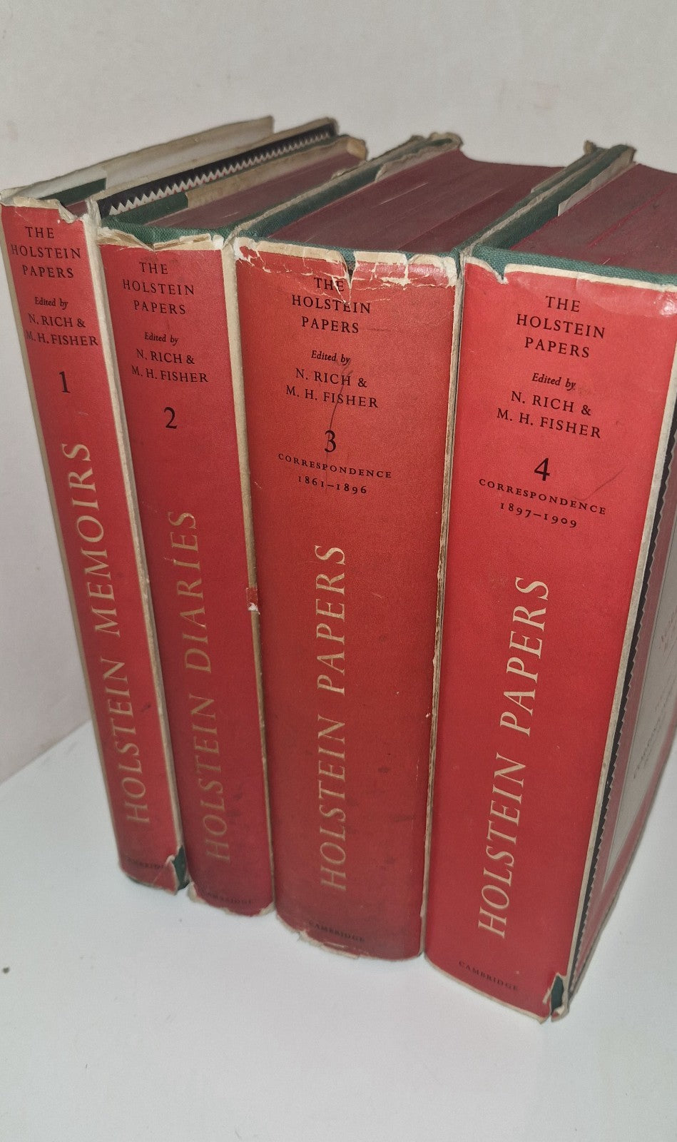 The Holstein Papers 4 Volume Hardback 1st Edition Set With Dust Jacket 1955  633