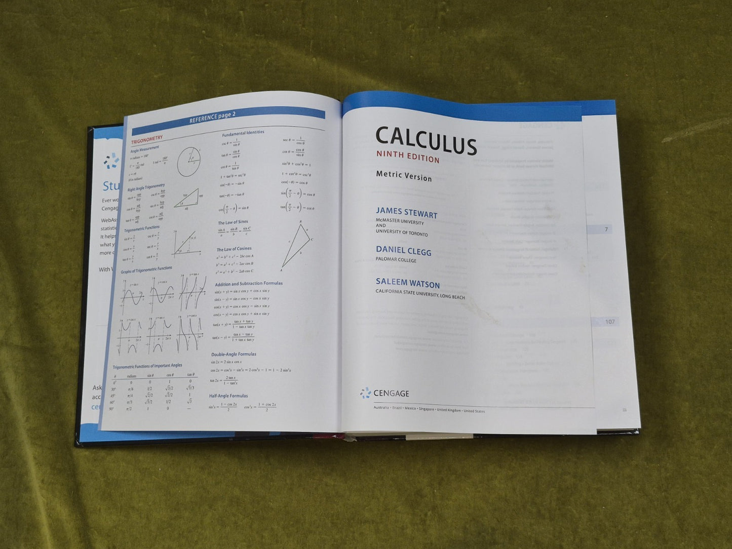 Calculus , Metric Edition (9E) - James Stewart , Daniel K. Clegg , Saleem Watson3