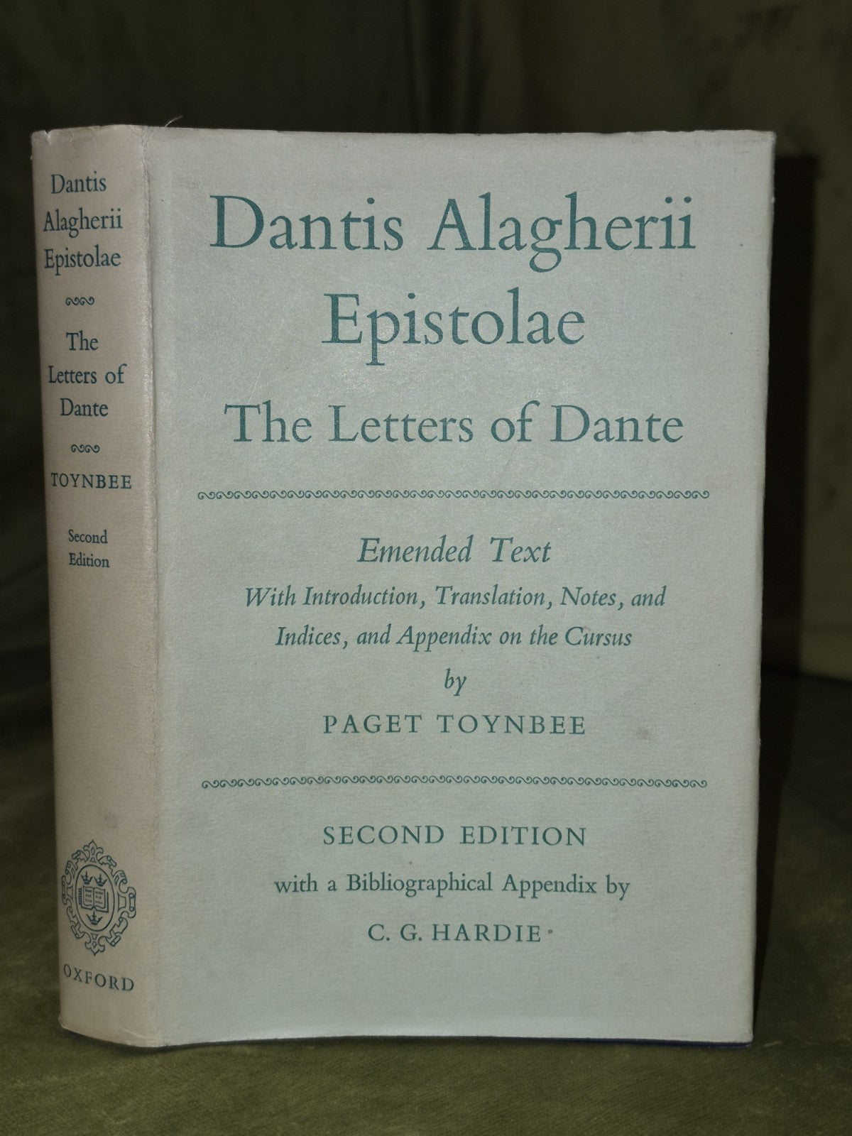 Dantis Alagherii Epistolae: The Letters of Dante (1966 Second Edition) Oxford0