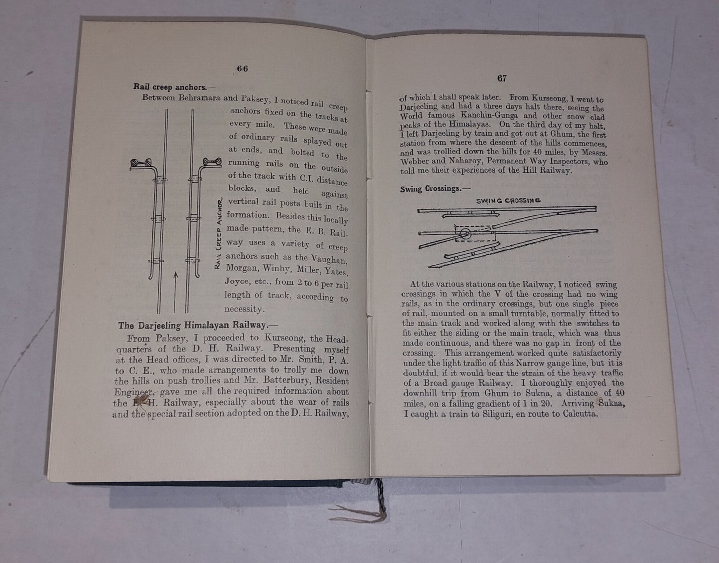 Permanent Way Text Book Of Gauges Book By K. N. Sadkade (1934) Railway Book 6