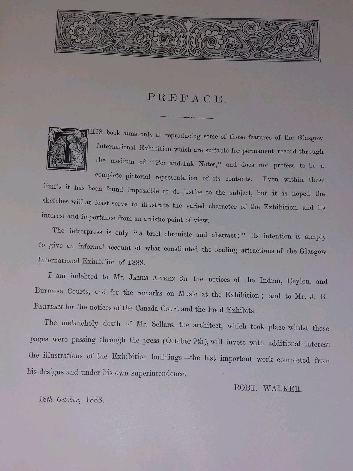 Pen And Ink Notes at the Glasgow Exhibition 1888 Raffles Davidson Robert Walker7