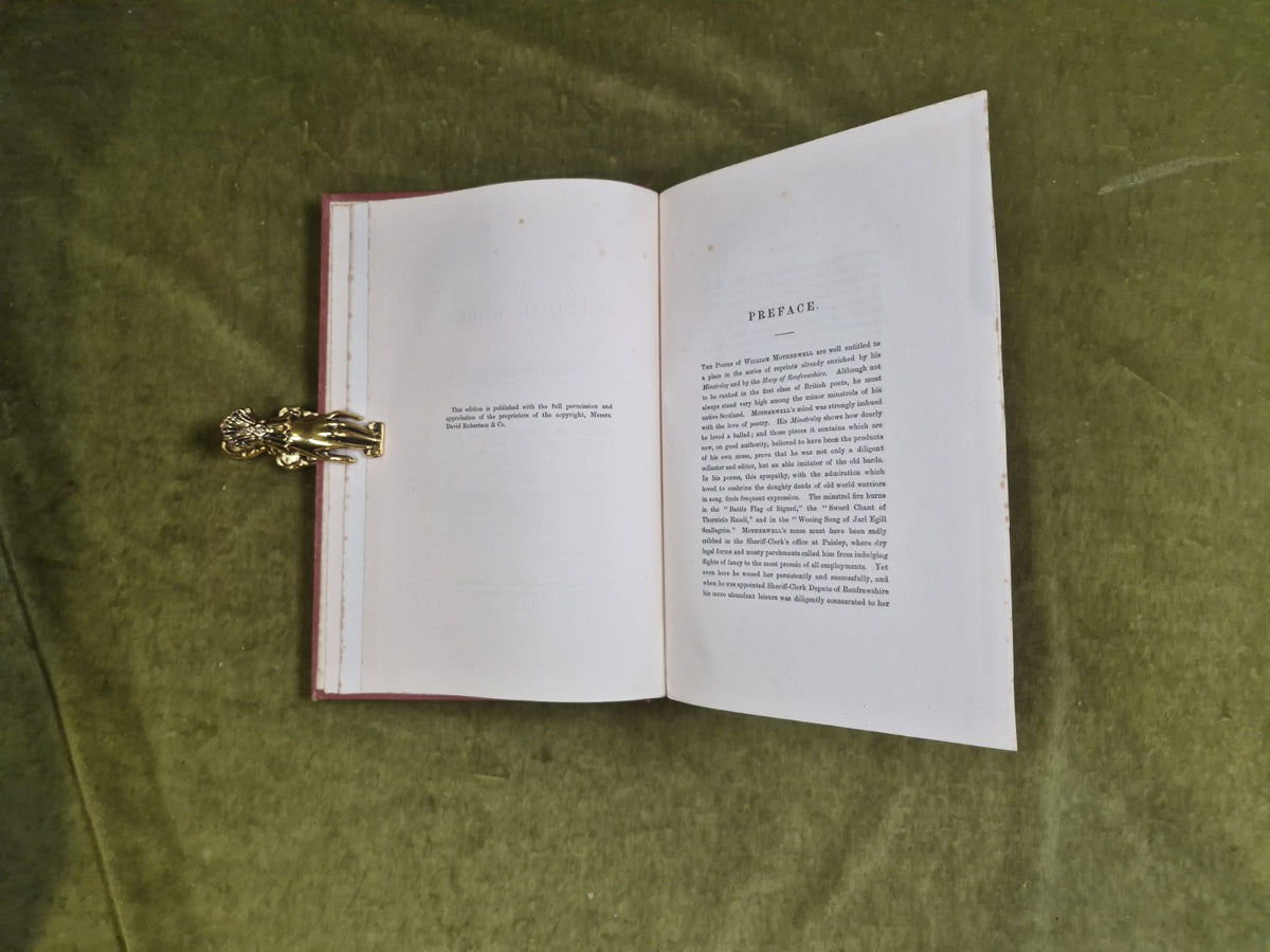 The Poetical Works of WIlliam Motherwell 1881 James M'Conechy, Alexander Gardner5