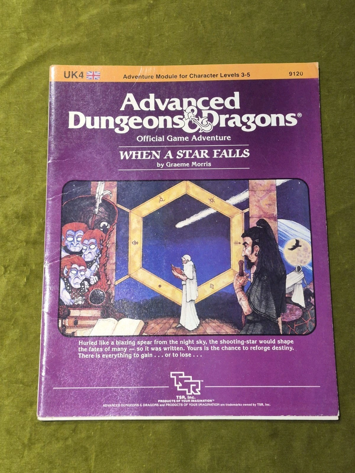 UK4 When A Star Falls AD&D 1st Edition Advanced Dungeons Dragons0