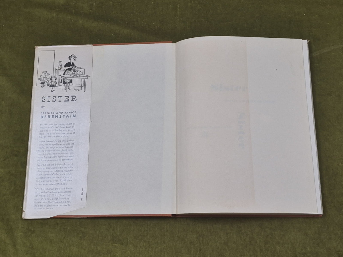 Sister cartoons from Collier's - Stanley & Janice Berenstain 1959 HB DJ3