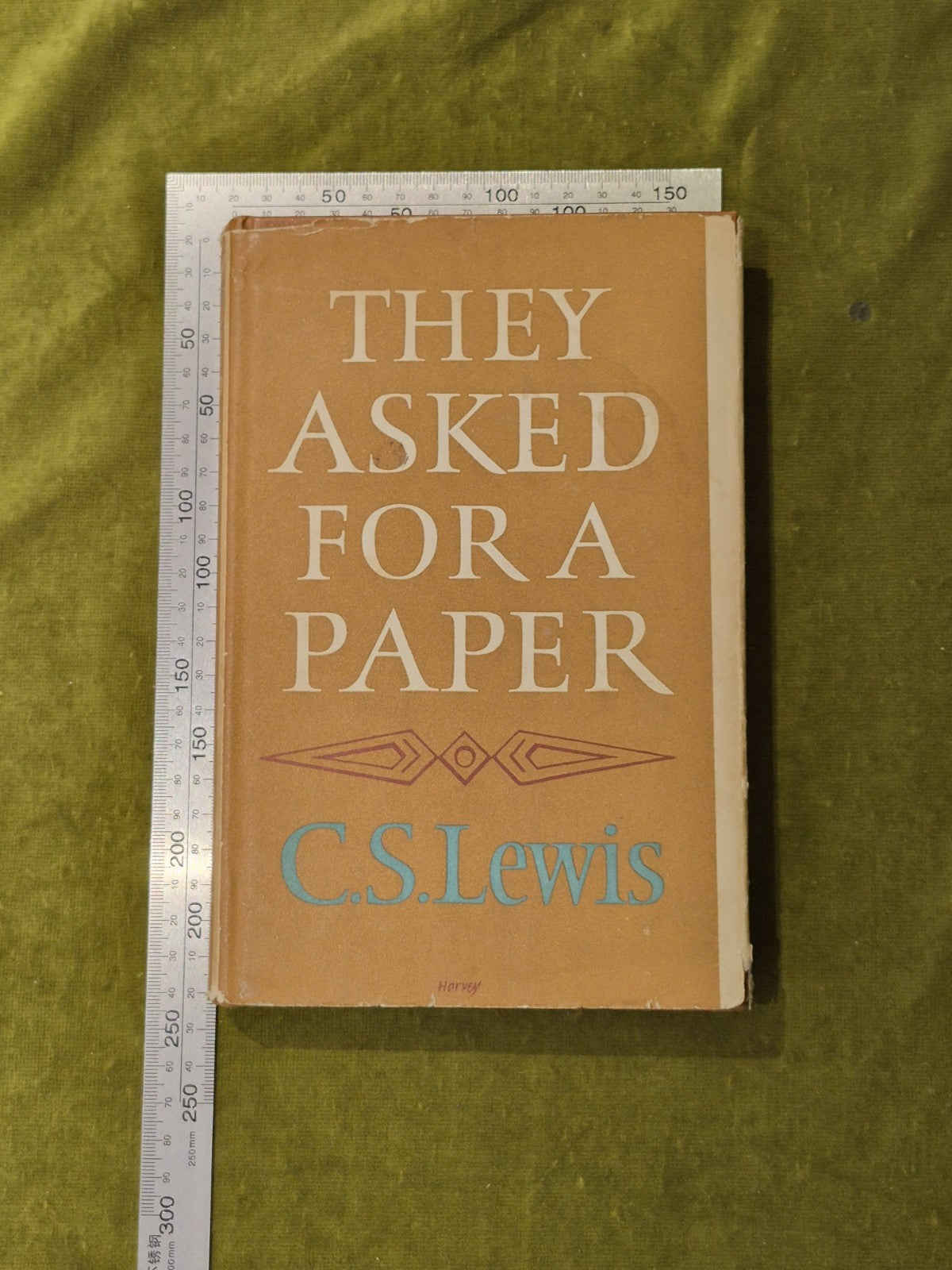 They Asked for a Paper Papers and Addresses - C S Lewis ,  1962 1st HB DJ3