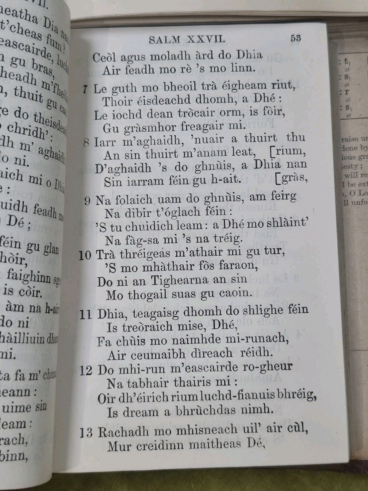 Sailm Dhaibhidh Maille Ri Laoidhean O'n Scrioptur Naomha Smith Gaelic Psalms10