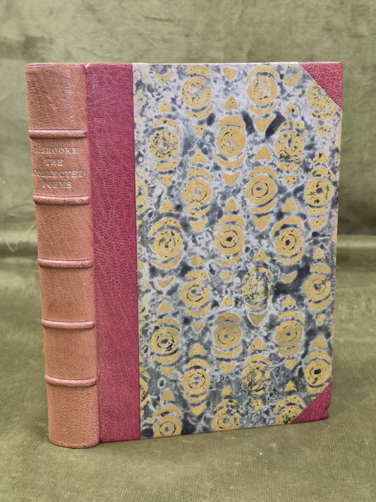 Rupert Brooke the Collected Poems Fine Binding 1960 Sidgwick & Jackson0