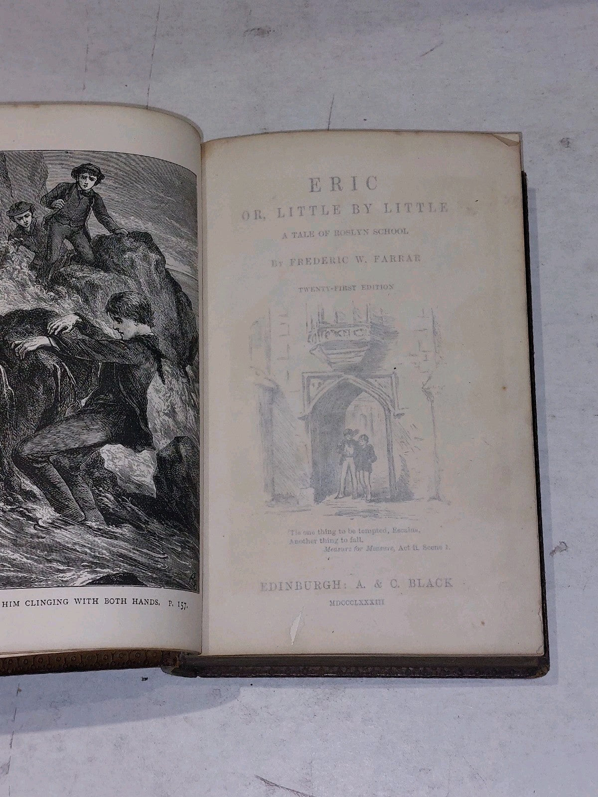 Eric, Or Little By Little, By Frederic Farrar (1883) [A & C Black] Hb Book3