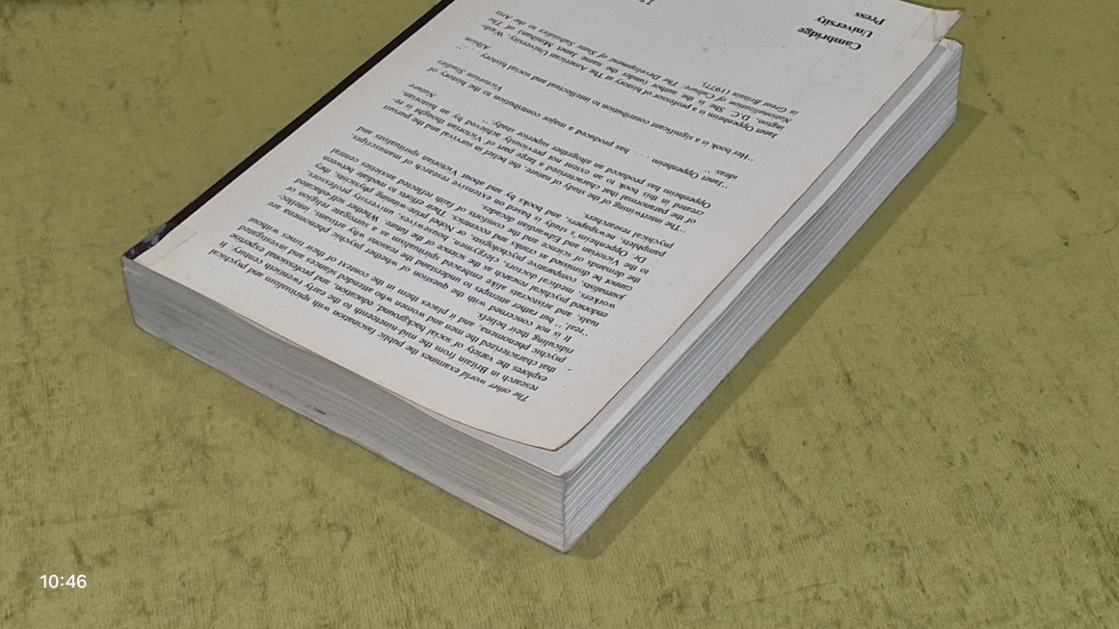 Janet Oppenheim :  The Other World Spiritualism and Physical Research in England6