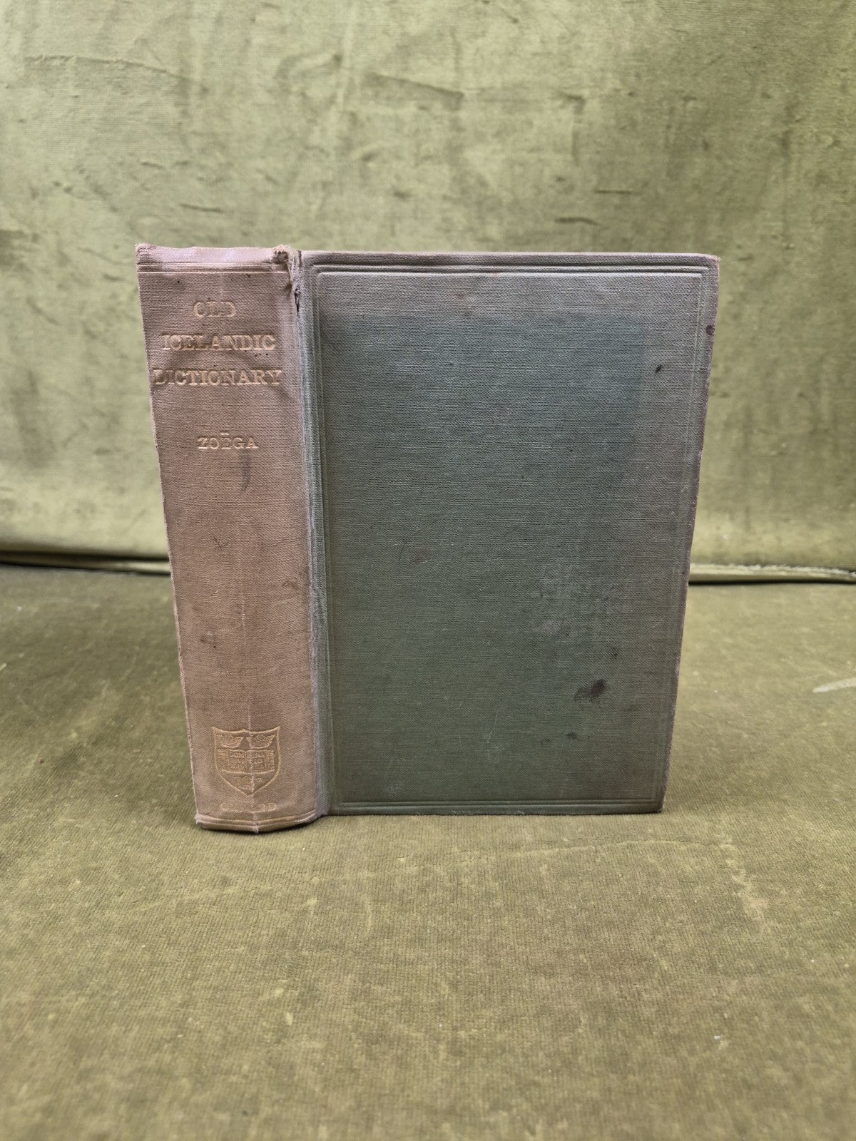 A Concise Dictionary of Old Icelandic - Geir T. Zoega 1910 Oxford 1st Edition 0