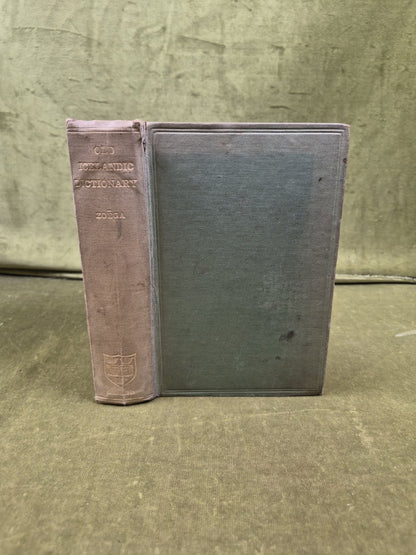 A Concise Dictionary of Old Icelandic - Geir T. Zoega 1910 Oxford 1st Edition 0