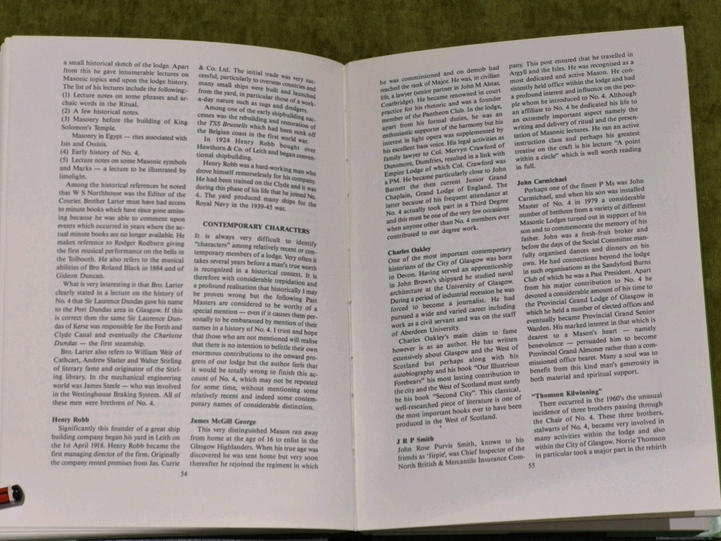 Glasgow Kilwinning Lodge No.4: A History 1735-1985 Roy Scott7
