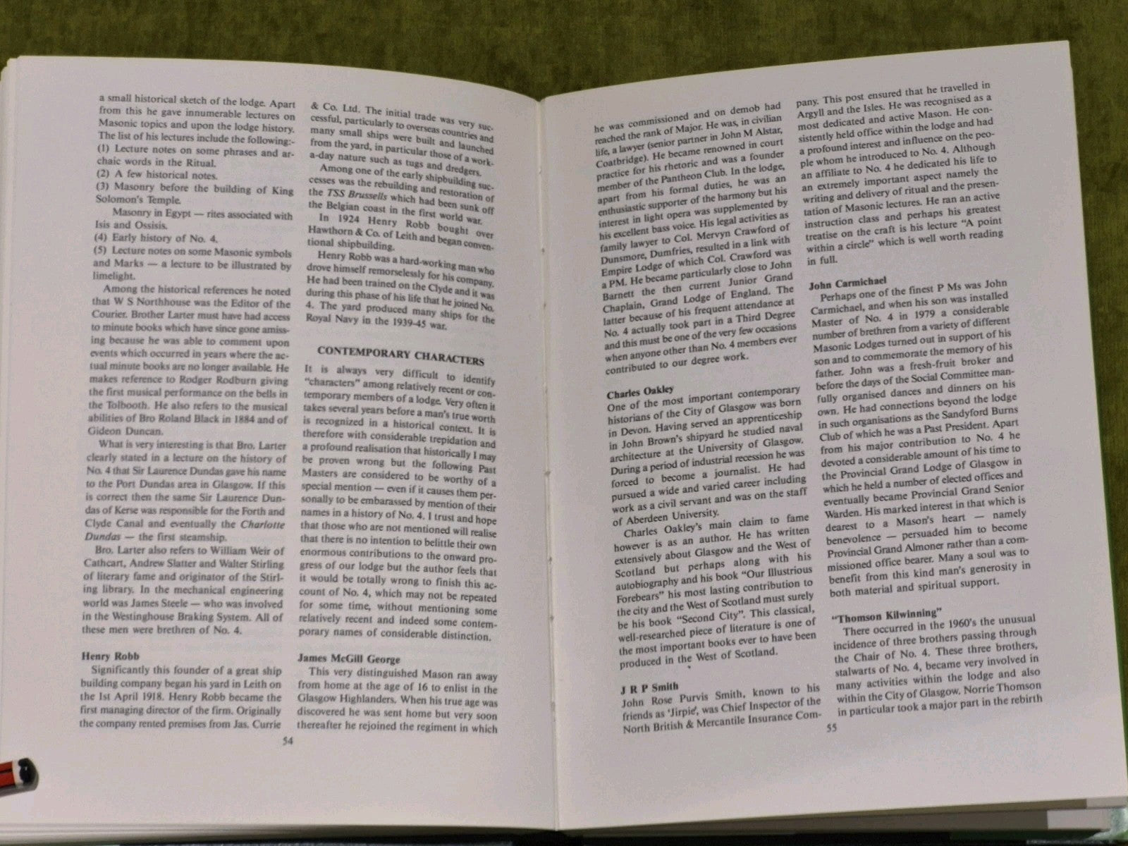 Glasgow Kilwinning Lodge No.4: A History 1735-1985 Roy Scott7