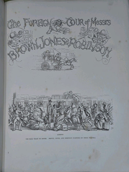 1854 The Foreign Tour of Messrs Brown, Jones and Robinson by Richard Doyle6