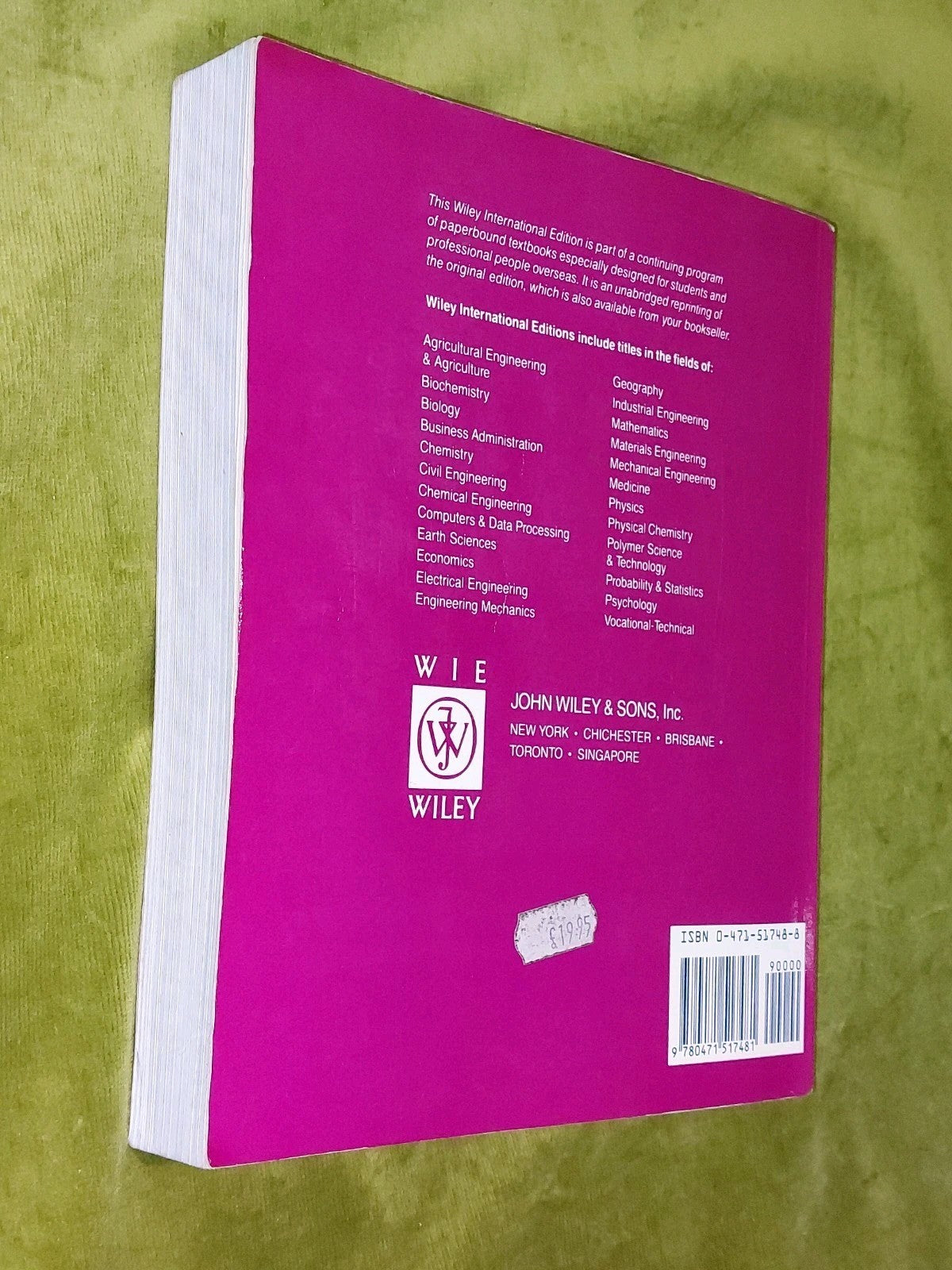 Applied CalculusJohn C. Hegarty (1990)2