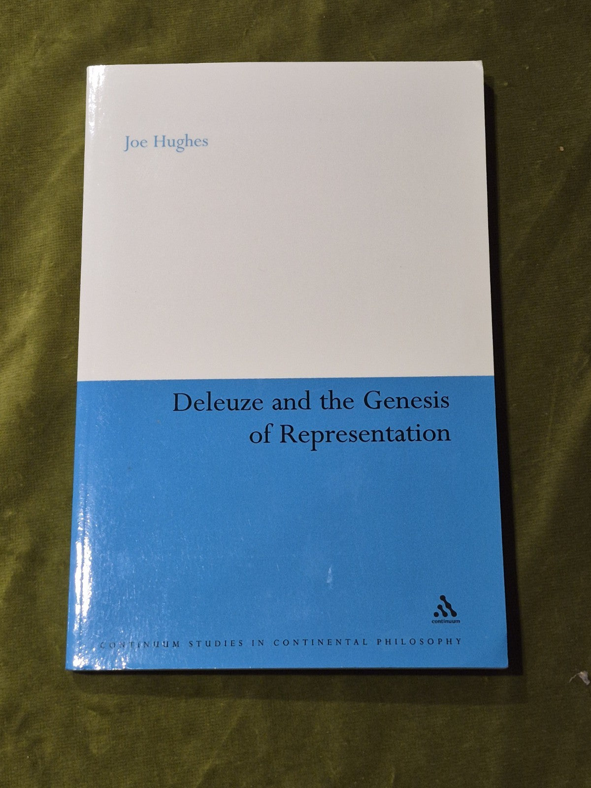 Deleuze and the Genesis of Representation, Joe Hughes. Continuum 20090