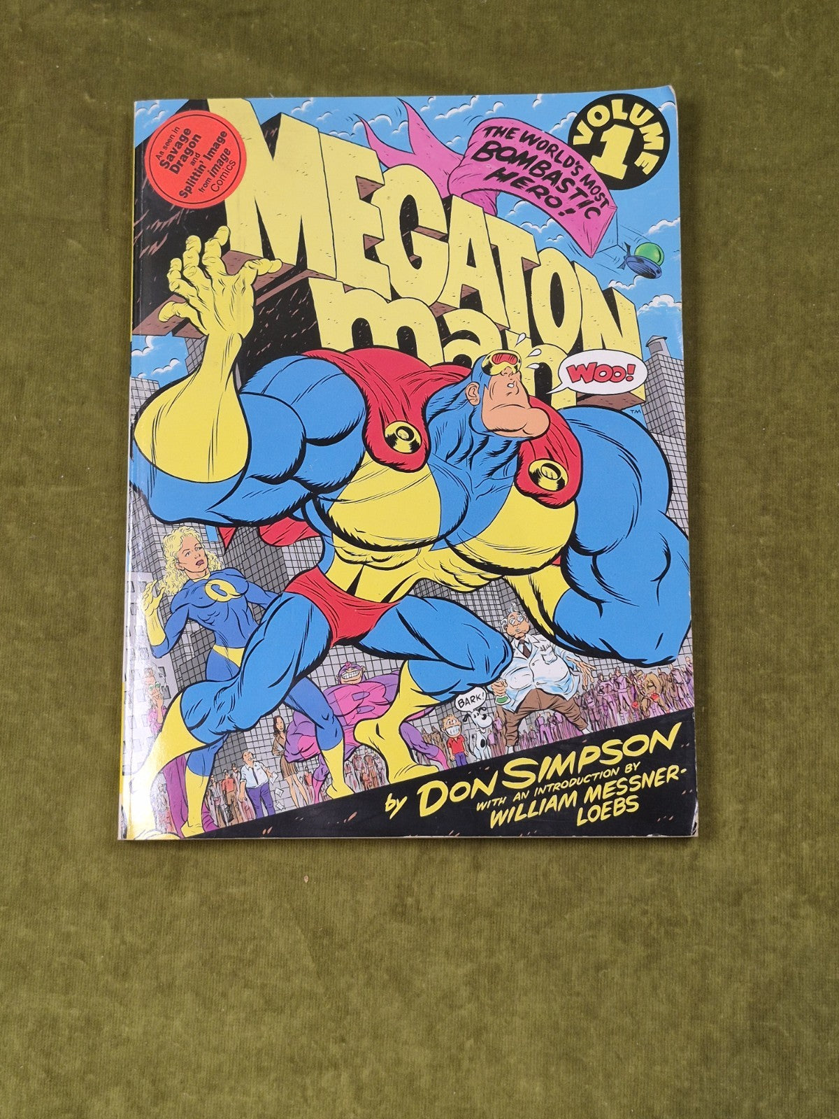 Megaton Man Vol 1 - Don Simpson , Kitchen Sink Comics 19900