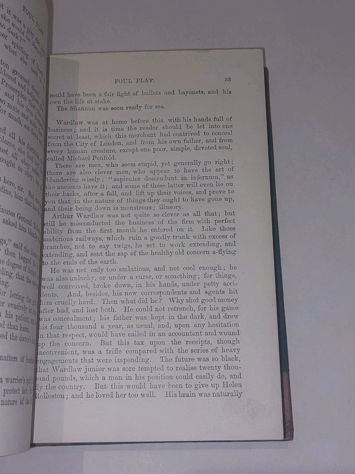 Foul Play by Charles Reade & Dion Boucicault New Edition Circa 1880s 1/4 Leather3