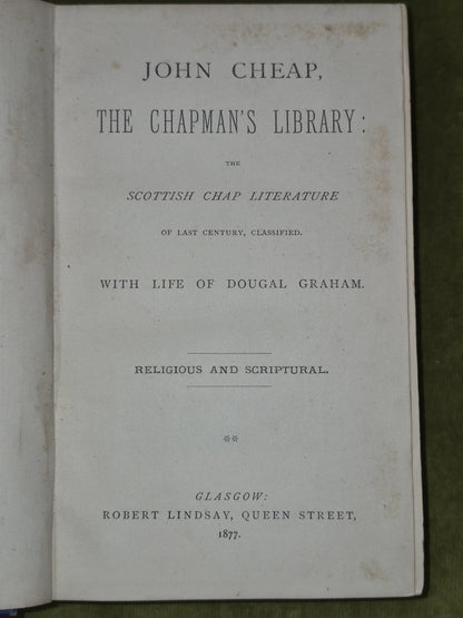 John Cheap Chapman's Library Robert Lindsay Old Fairy Tales Complete Set 18775