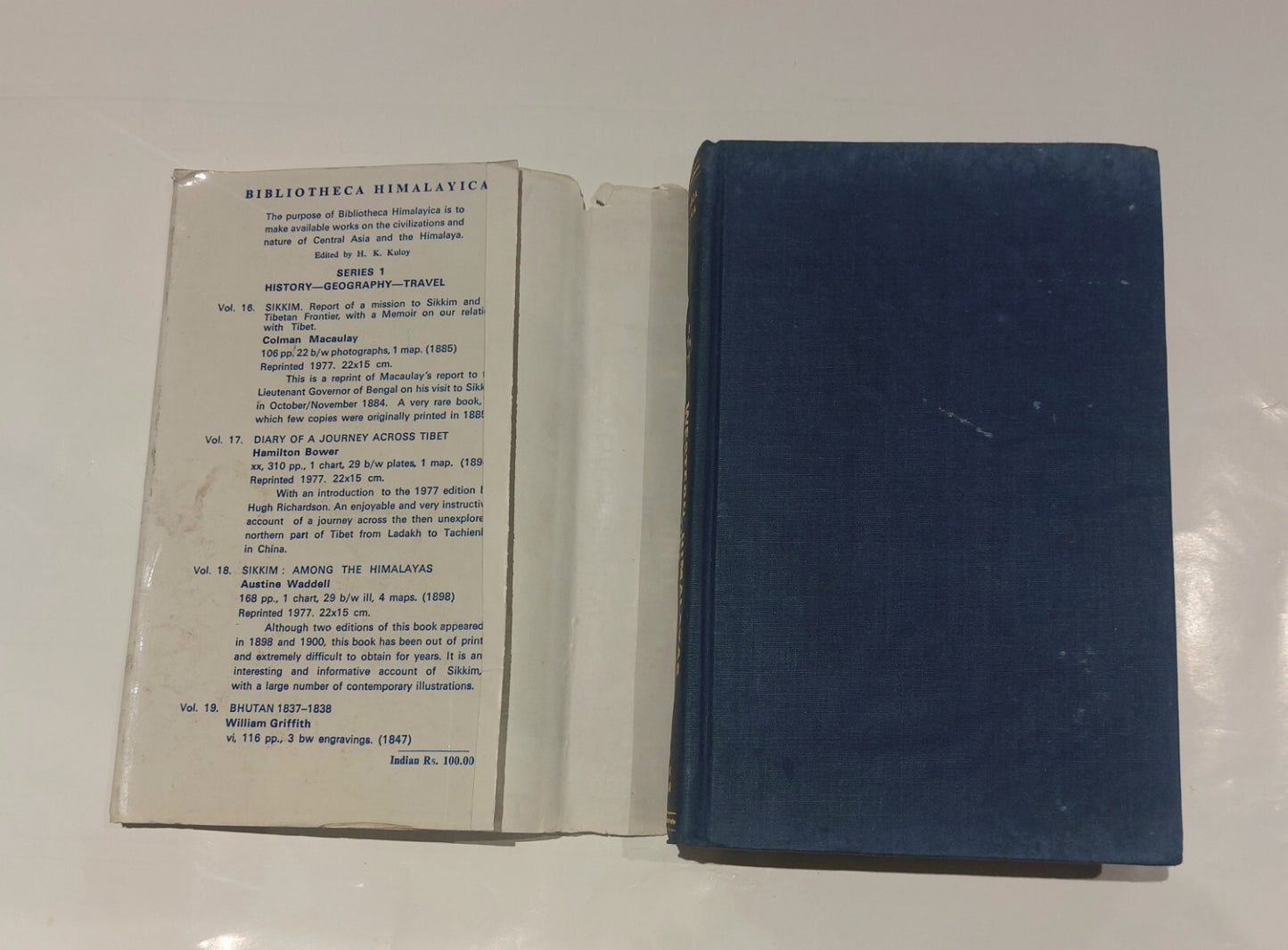 Western Himalaya and Tibet, Thomas Thomson (1979) Book2