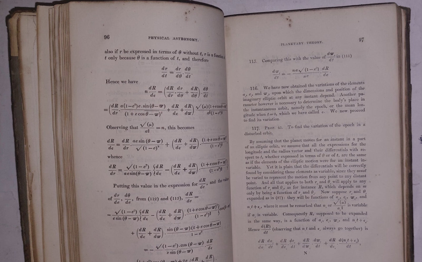 MATHEMATICAL TRACTS On LUNAR & PLANETARY THEORY by George Biddell Airy 1831, 2nd15