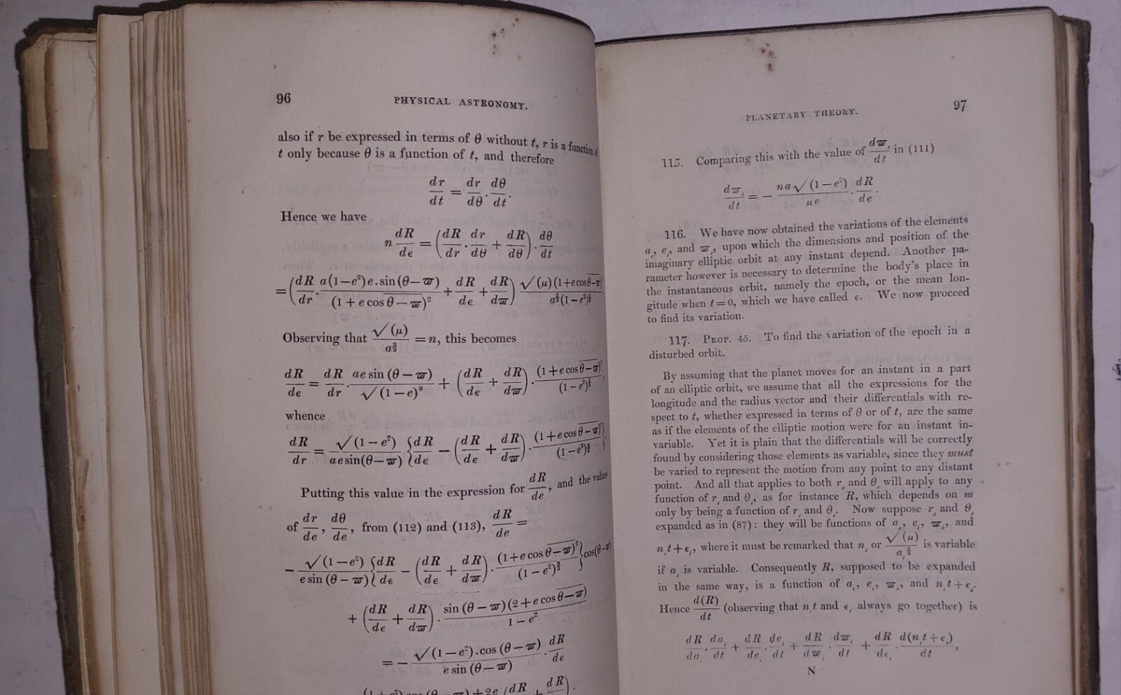 MATHEMATICAL TRACTS On LUNAR & PLANETARY THEORY by George Biddell Airy 1831, 2nd15