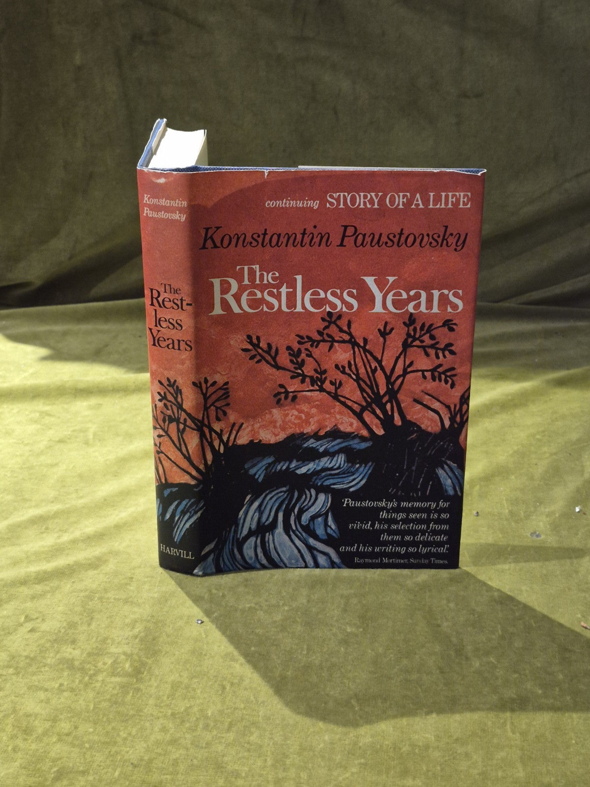 The Restless Years -  Konstantin Paustovsky 1974 1st English HB DJ0