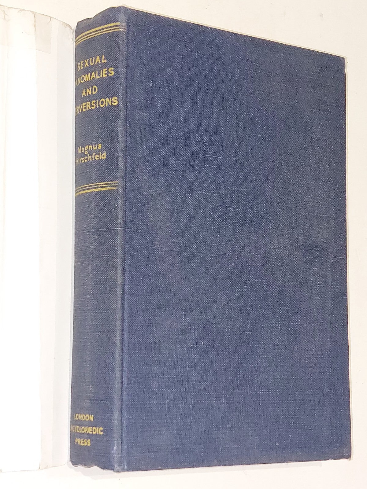 Sexual Anomalies and Perversions by Prof Dr Magnus Hirschfeld, Hardback (1953)2