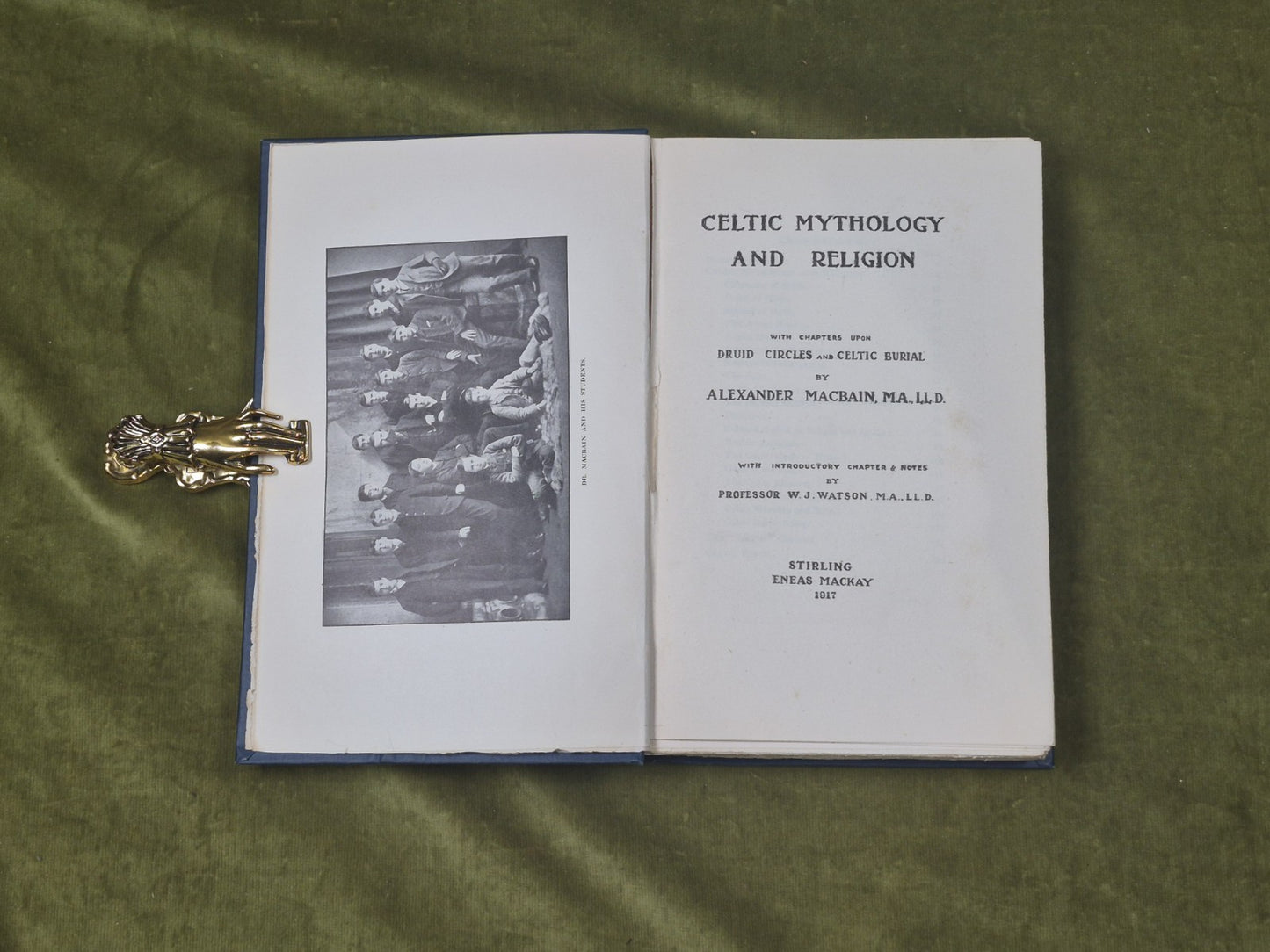 Celtic Mythology And Religion - Alexander Macbain , Mackay 1917 1st HB4