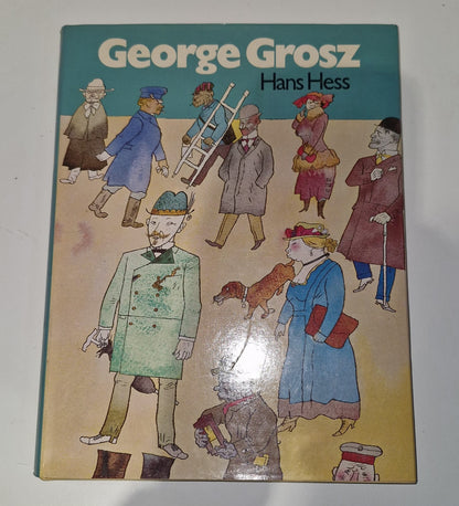 HANS HESS HARDBACK BOOK GEORGE GROSZ 1ST EDITION MACMILLAN VG L0