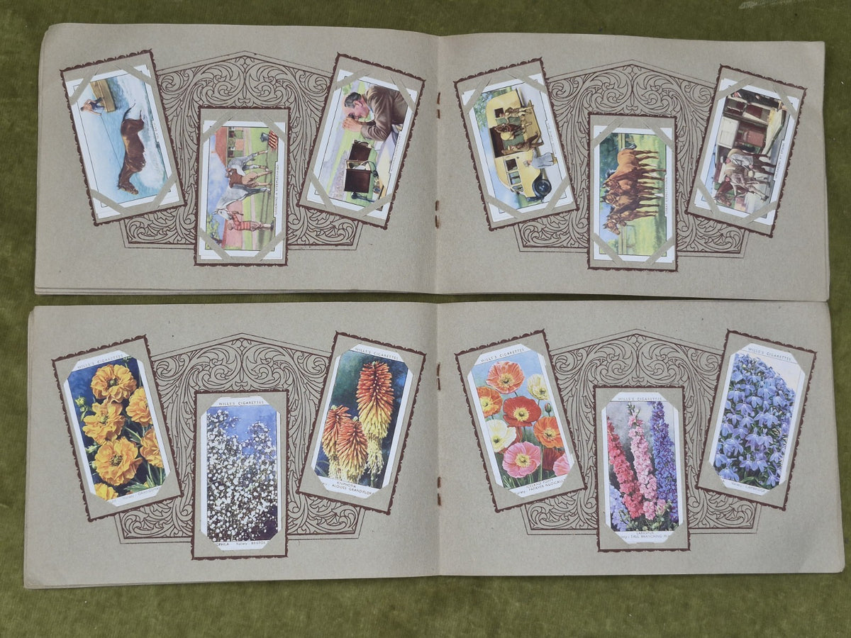 18 Cigarette Card Albums Ardath Wills Air Raid Footballers Sea Shore Radio Royal14