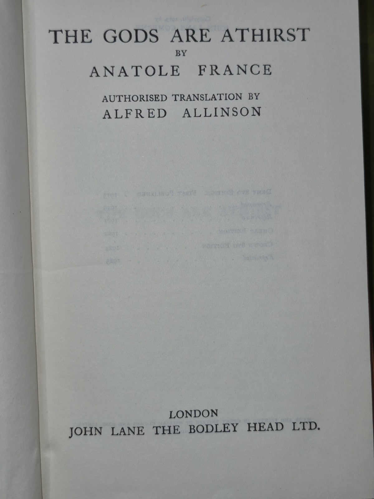 Anatole France Bodley Head Crown 8 Volumes Mixed Editions19
