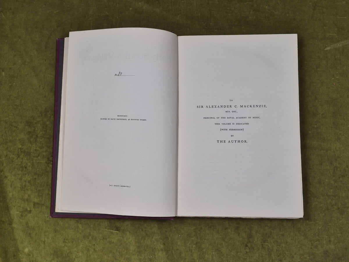 Early Scottish Melodies - John Glen , 1900 1st Vintage HB5