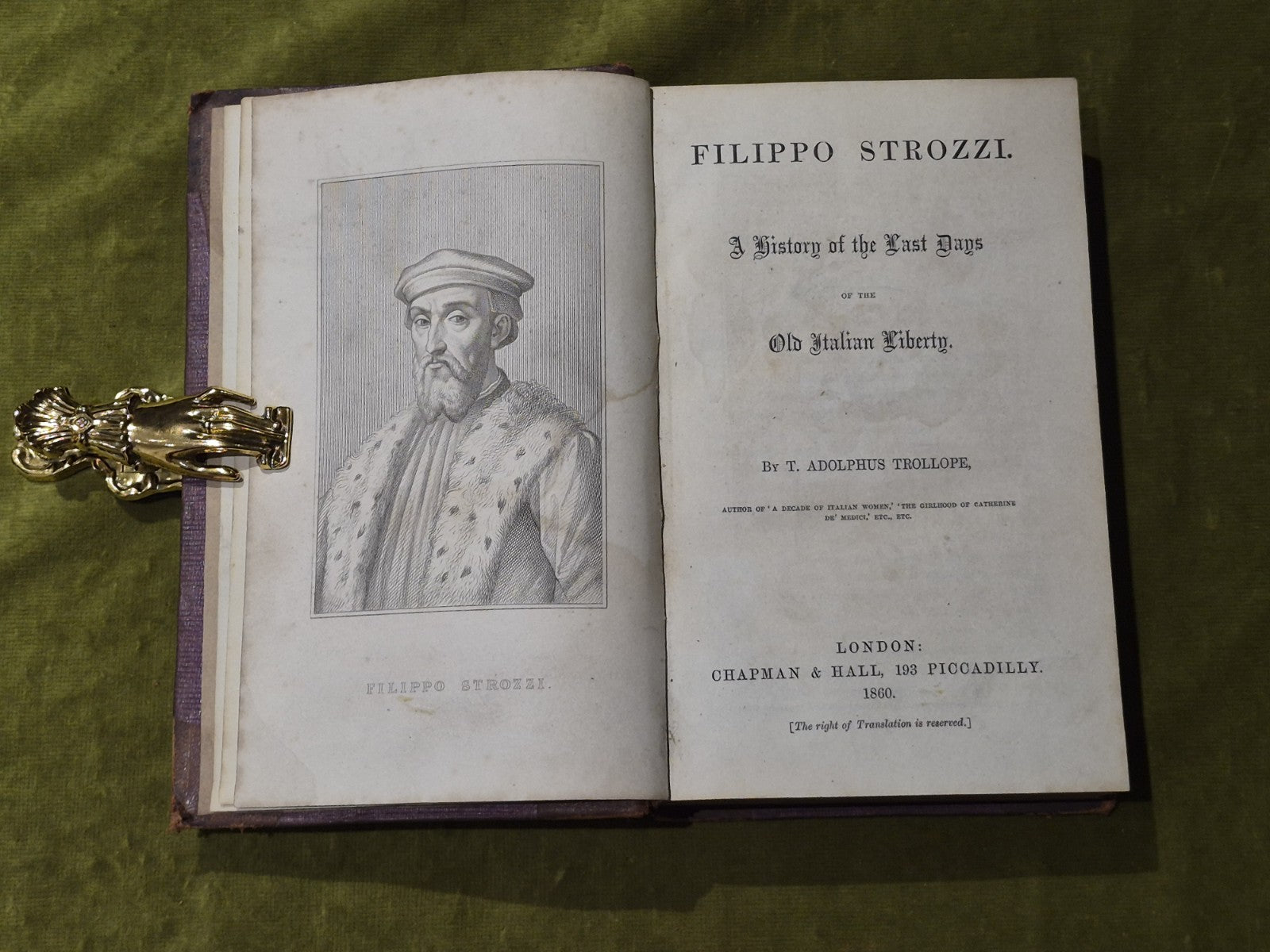 Filippo Strozzi: A History of the Last Days Of The Old Italian Liberty3