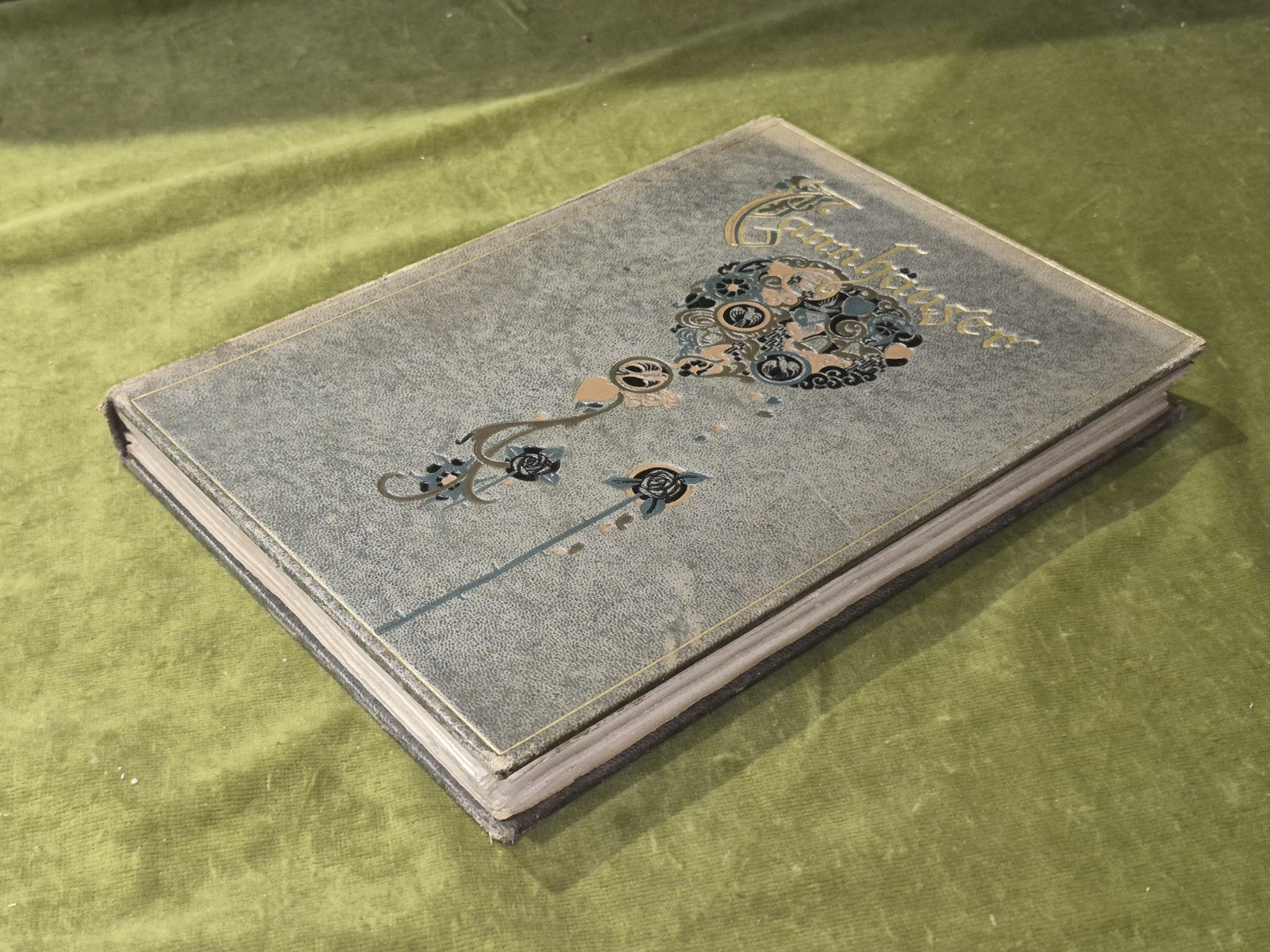 Tannhauser Willy Pogany Publisher's Deluxe Binding Roan Wagner3
