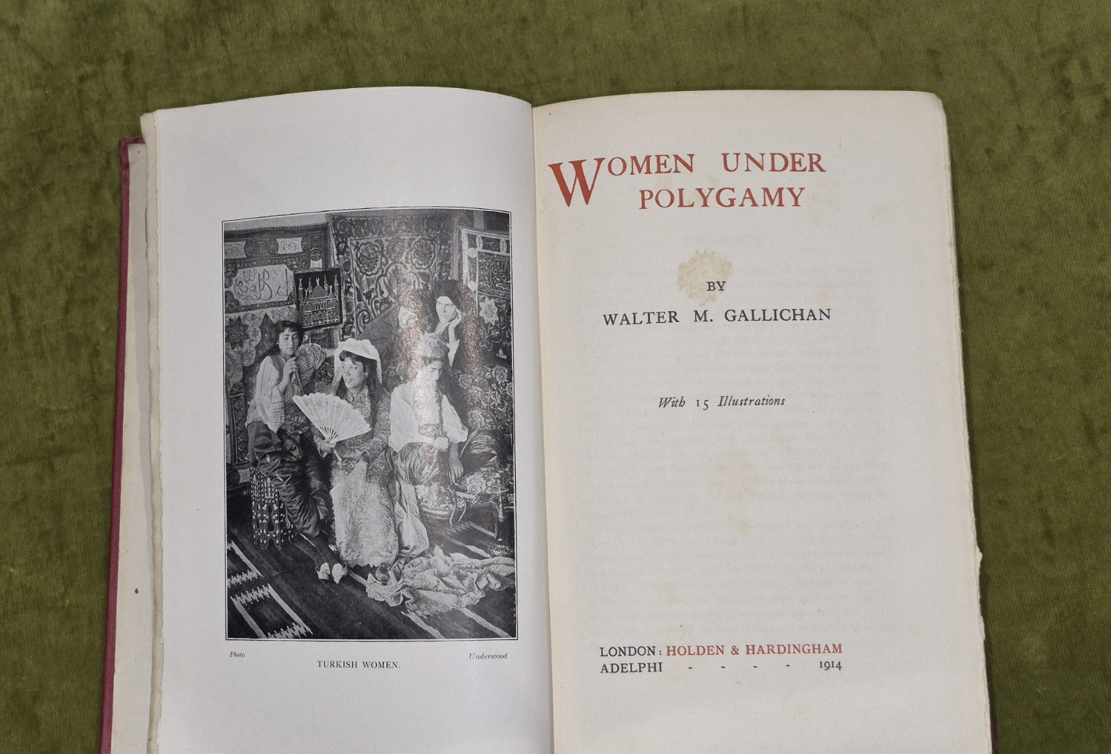 Women Under Polygamy (Walter M. Gallichan - 1914) First Edition6