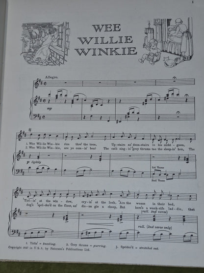 Wee Willie Winkie Scots Nursery Songs Michael Diack Jessie Isabel Garrow5