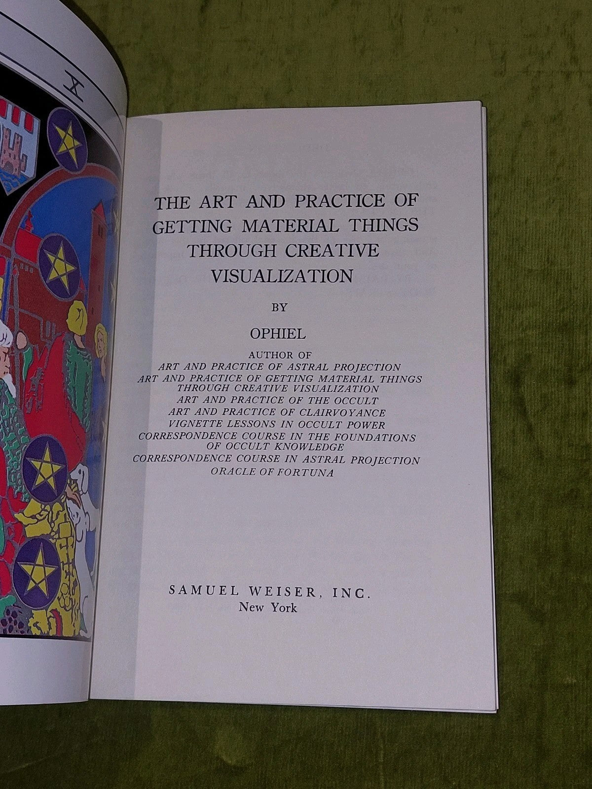 Ophiel Art Practice of Getting Material Things Through Creative Visualization Pb3