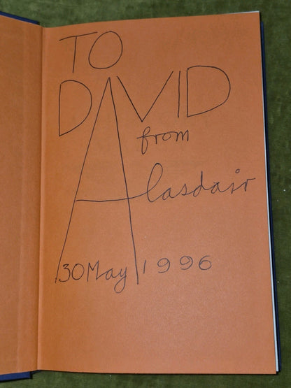 Alasdair Gray A History Maker First Edition SIGNED 1994 Hardback4