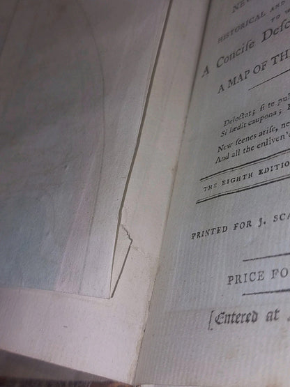 Ambulator or a pocket companion in a tour round London J. Scatcherd 1796 Hb4