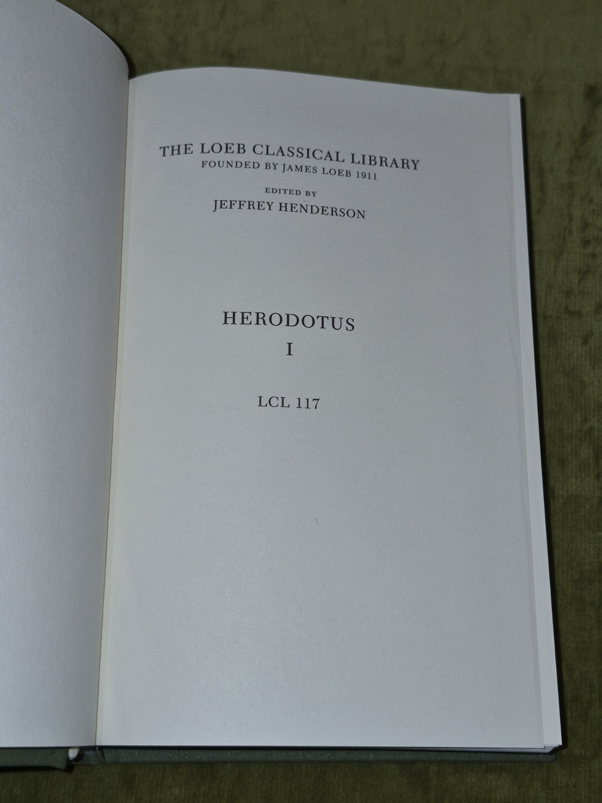 The Persian Wars Vol 1, Book I-II - Herodotus  trans. A. D. Godley - Loeb (2004)5