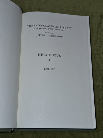 The Persian Wars Vol 1, Book I-II - Herodotus  trans. A. D. Godley - Loeb (2004)5