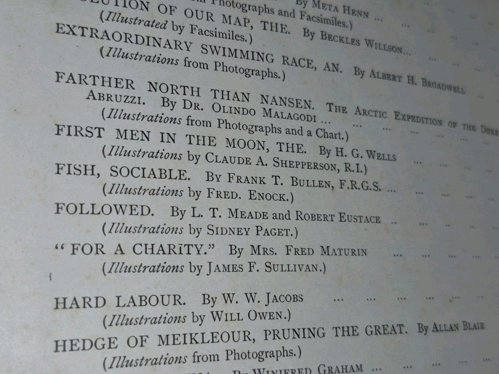 First Men In The Moon H G Wells The Strand Magazine True First Edition 19006