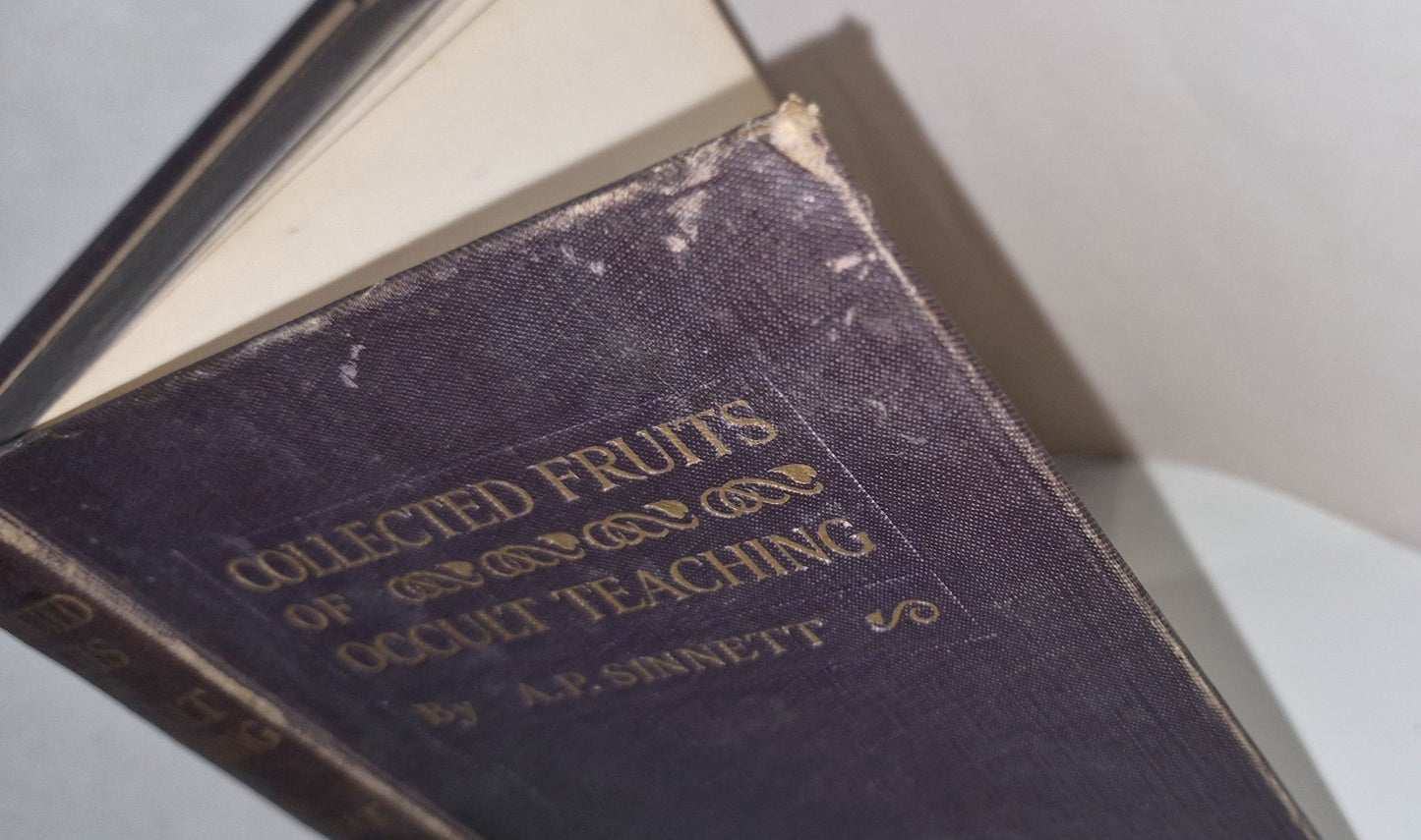 Collected Fruits of Occult Teaching  Sinnett ASTRAL WORLD THEOSOPHY STONEHENGE3