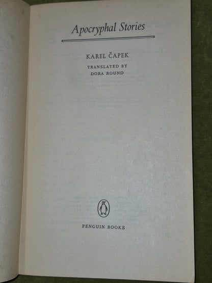 Apocryphal Stories Karel Capek Penguin 1975 Paperback2
