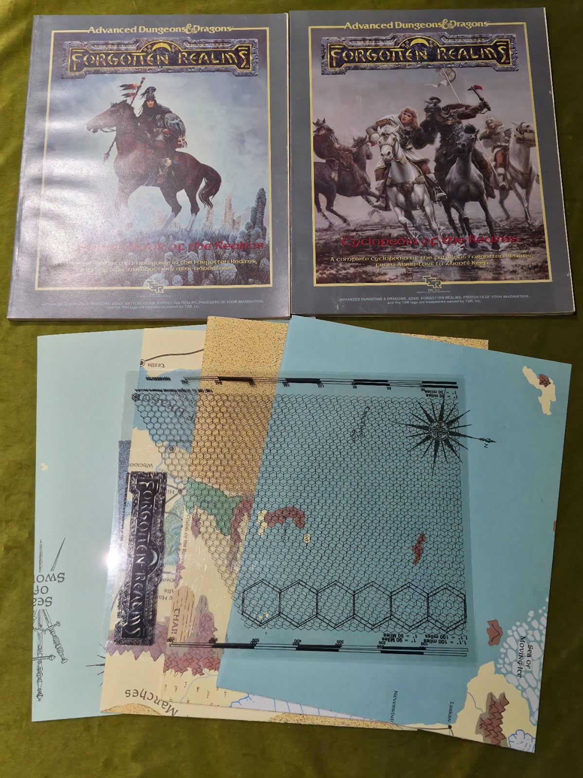 Forgotten Realms Campaign Set. Dungeons & Dragons 1st Edition Box Set.2