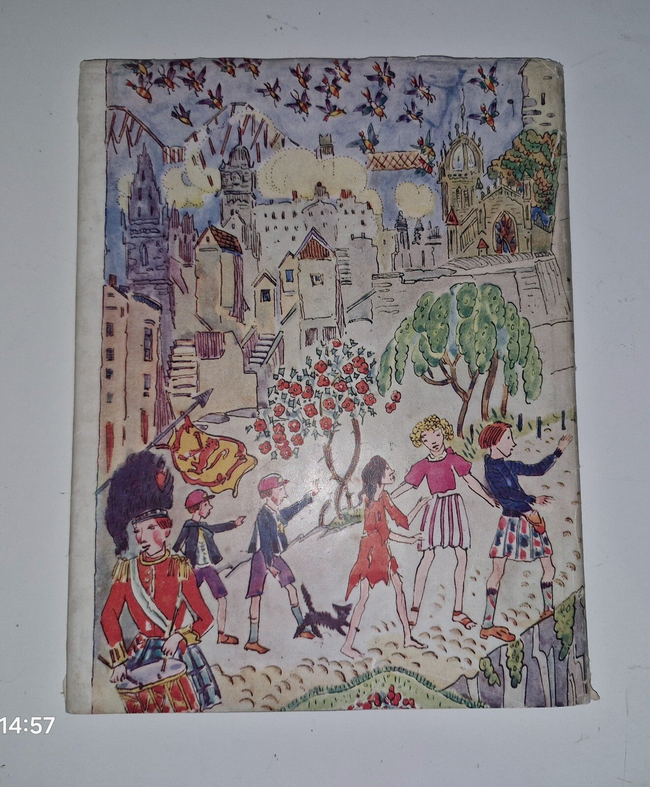 THE ENCHANTED CAPITAL OF SCOTLAND JESSIE M KING ILLUSTRATED  1945 1st Edition.1