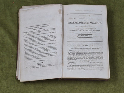 The Freemasons Magazine 1794 Jan Vol II - T. Burton5