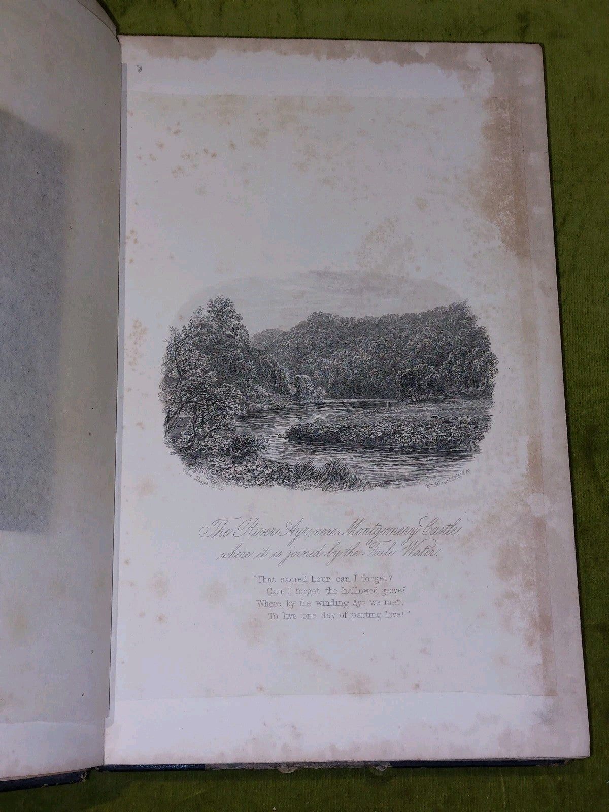 Robert Burns Poetry & Prose (1877) Fine Leather Binding Large Books10