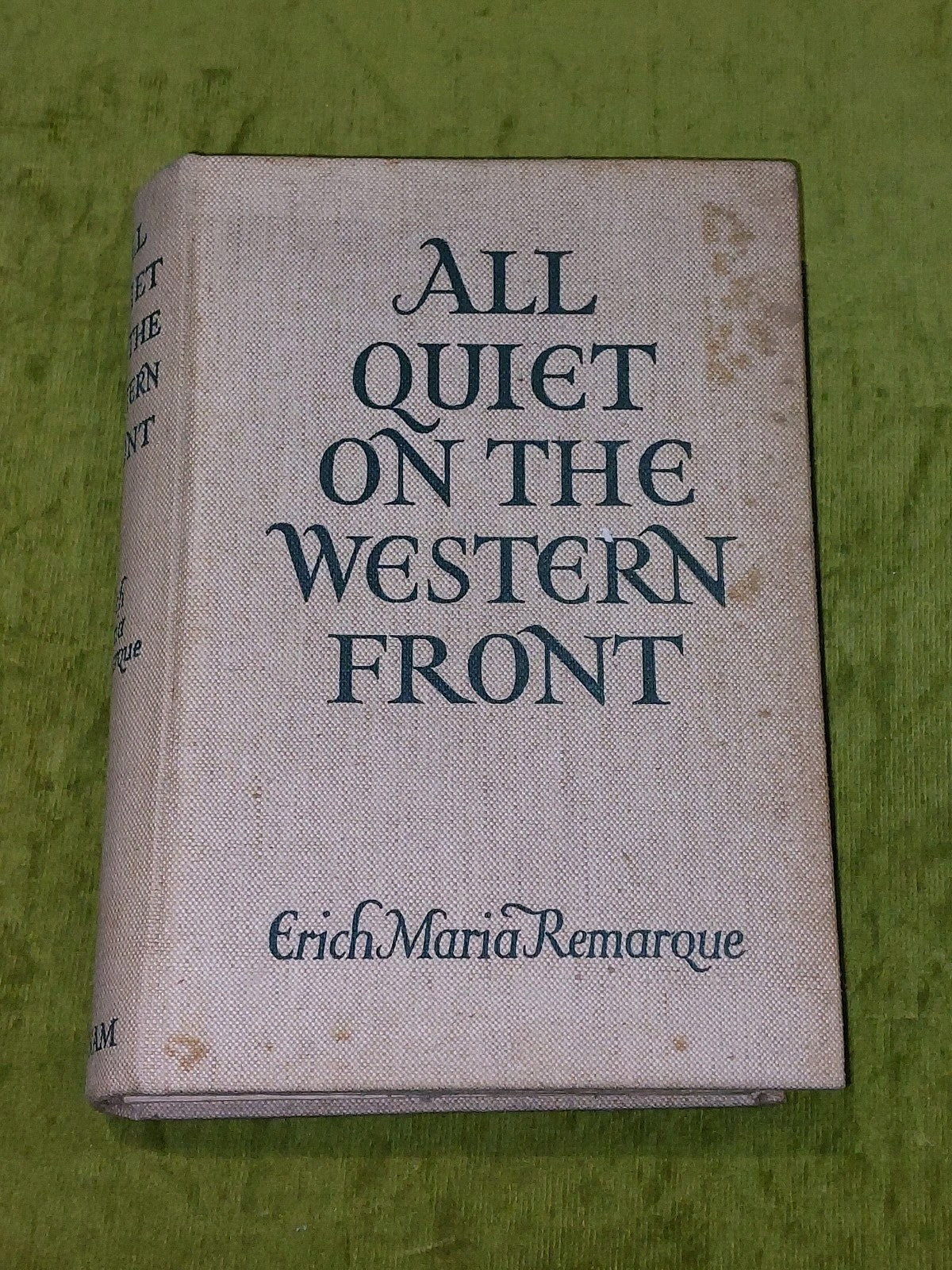 All Quiet On The Western Front By Erich Maria Remarque 1st Ed Reprint April 19290